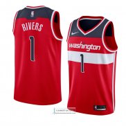 Camiseta Washington Wizards Austin Rivers Icon 2018 Rojo2