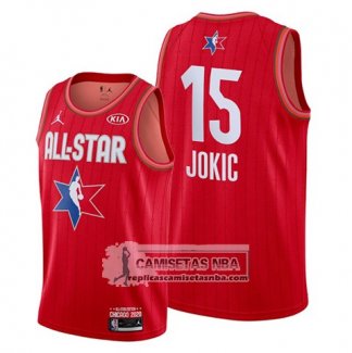 Camiseta All Star 2020 Denver Nuggets Nikola Jokic Rojo