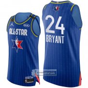 Camiseta All Star 2020 Los Angeles Lakers Kobe Bryant Autentico Azul