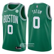 Camiseta Autentico Celtics Tatum 2017-18 Verde