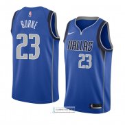 Camiseta Dallas Mavericks Trey Burke Icon 2018 Azul
