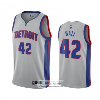 Camiseta Detroit Pistons Donta Hall Statement 2020-21 Gris