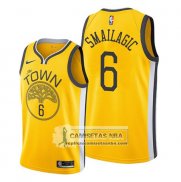 Camiseta Golden State Warriors Alen Smailagic Earned Amarillo