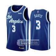 Camiseta Los Angeles Lakers Anthony Davis Classic 2019-20 Azul