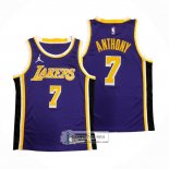 Camiseta Los Angeles Lakers Carmelo Anthony NO 7 Statement 2020-21 Violeta