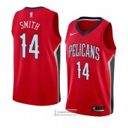 Camiseta New Orleans Pelicans Jason Smith Statement 2018 Rojo