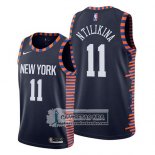 Camiseta New York Knicks Frank Ntilikina Ciudad 2019 Azul