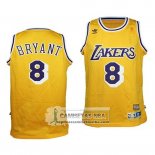 Camiseta Nino Lakers Kobe Bryant Retro Amarillo