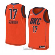 Camiseta Oklahoma City Thunder Dennis Schroder Earned 2018-19 Na