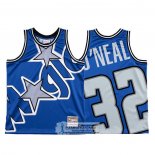 Camiseta Orlando Magic Shaquille O'neal Mitchell & Ness Big Face Azul