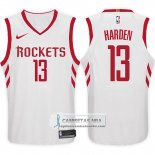 Camiseta Rockets James Harden 2017-18 Blanco