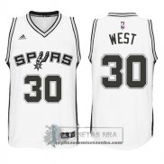 Camiseta Spurs West Blanco