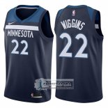 Camiseta Timberwolves Andrew Wiggins 2017-18 Azul