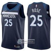 Camiseta Timberwolves Derrick Rose Icon 2017-18 Azul