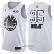 Camiseta All Star 2018 Warriors Kevin Durant Blanco