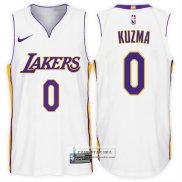 Camiseta Autentico Lakers Kuzma 2017-18 Blanco