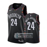 Camiseta Brooklyn Nets Rondae Hollis Jefferson Ciudad 2019 Negro