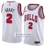 Camiseta Bulls Jerian Grant Association 2018 Blanco