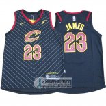 Camiseta Cavaliers James 2017-18 Negro