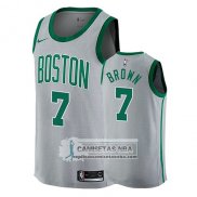Camiseta Celtics Brown Ciudad 2017-18 Gris