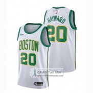 Camiseta Celtics Gordon Hayward Ciudad 2018-19 Blanco