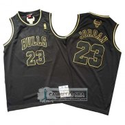 Camiseta Chicago Bulls Michael Jordan Retro 1997-98 Negro