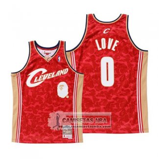 Camiseta Cleveland Cavaliers Kevin Love Mitchell & Ness Rojo