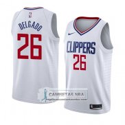 Camiseta Clippers Angel Delgado Association 2018 Blanco