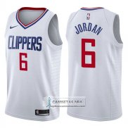 Camiseta Clippers Deandre Jordan Association 2017-18 Blanco