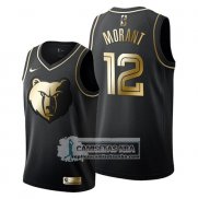Camiseta Golden Edition Memphis Grizzlies Ja Morant Negro