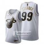 Camiseta Golden Edition Miami Heat Jae Crowder 2019-20 Blanco