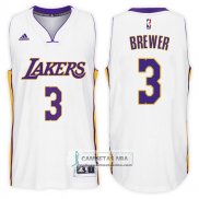 Camiseta Lakers Corey Brewer Alternate 2017-18 Blanco