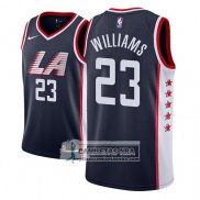 Camiseta Los Angeles Clippers Lou Williams Ciudad 2018-19 Azul