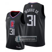 Camiseta Los Angeles Clippers Marcus Morris Sr. Statement 2019-20 Negro