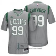 Camiseta Manga Corta Celtics Crowder Gris