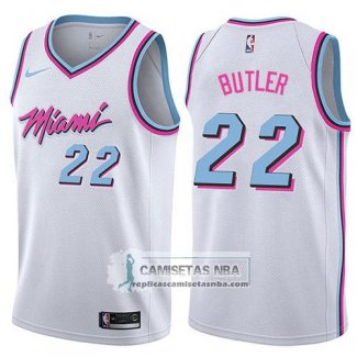 Camiseta Miami Heat Jimmy Butler Ciudad 2019 Blanco