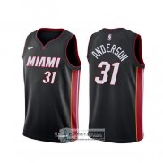 Camiseta Miami Heat Ryan Anderson Icon Negro