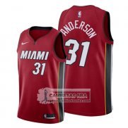 Camiseta Miami Heat Ryan Anderson Statement Rojo