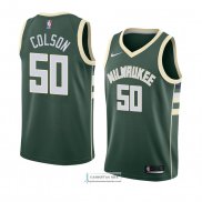 Camiseta Milwaukee Bucks Bonzie Colson Icon 2018 Verde
