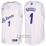 Camiseta Navidad Lakers D'Angelo Russell 2016 Blanco