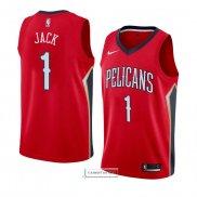 Camiseta New Orleans Pelicans Jarrett Jack Statement 2018 Rojo