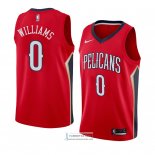 Camiseta New Orleans Pelicans Troy Williams Statement 2018 Rojo