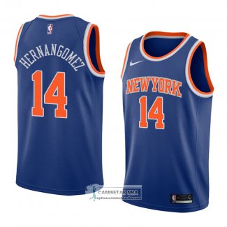Camiseta New York Knicks Willy Hernangomez Icon 2018 Azul