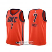 Camiseta Oklahoma City Thunder Darius Bazley Earned Naranja