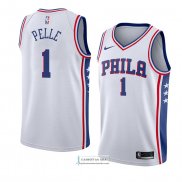 Camiseta Philadelphia 76ers Norvel Pelle Association 2017-18 Bla