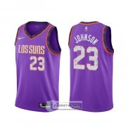 Camiseta Phoenix Suns Cameron Johnson Ciudad 2018 19 Violeta