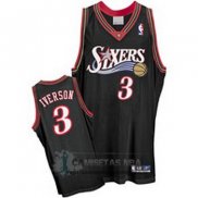Camiseta Retro 76ers Iverson Negro