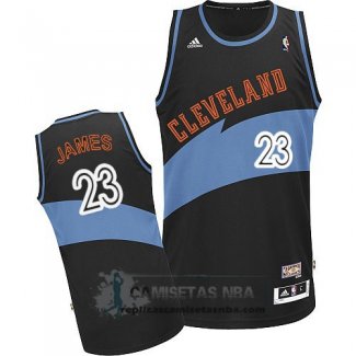 Camiseta Retro Cavaliers James Negro Azul