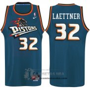 Camiseta Retro Pistons Laettner Azul