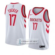 Camiseta Rockets P.j. Tucker Association 2018 Blanco
